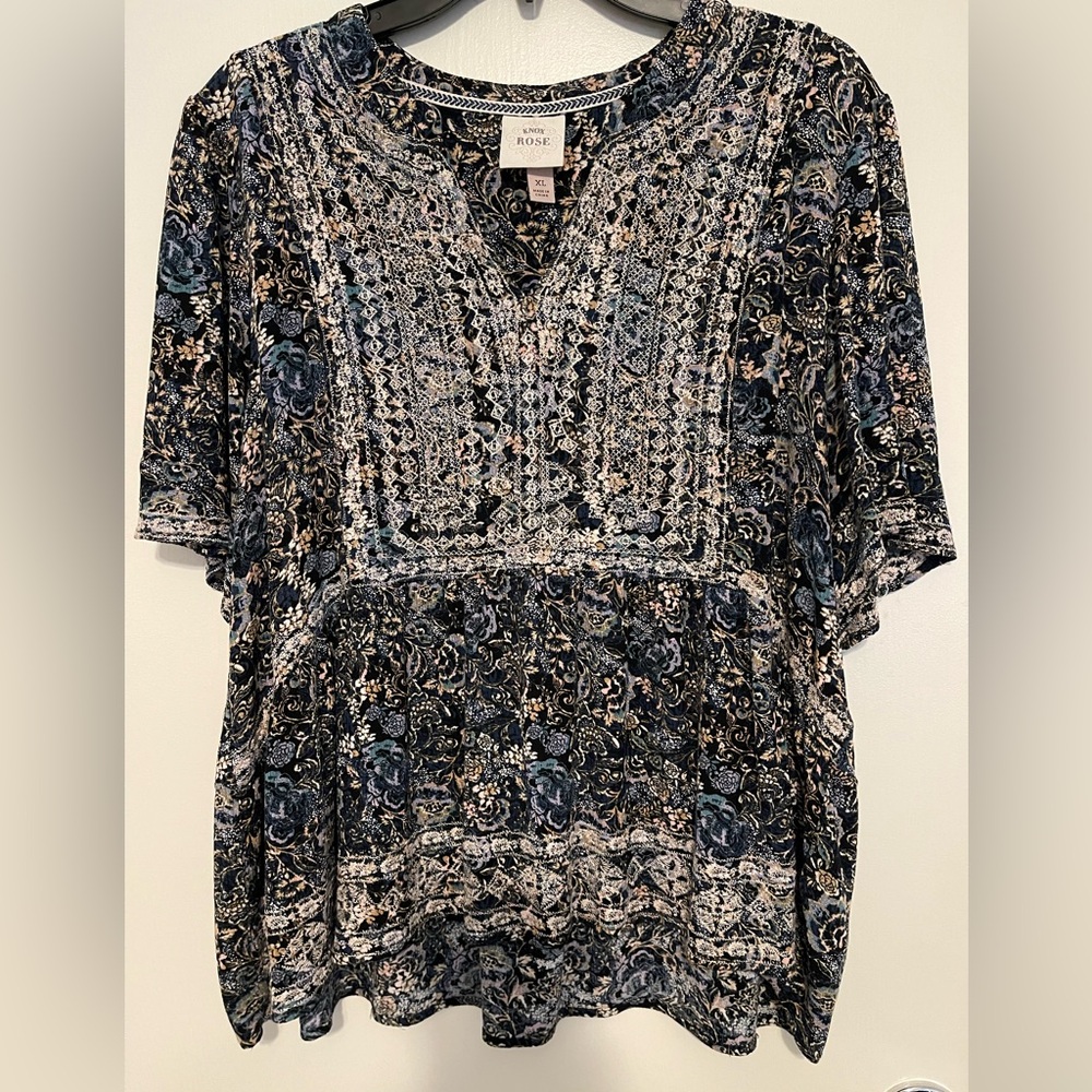 Knox Rose Casual Top Size XL